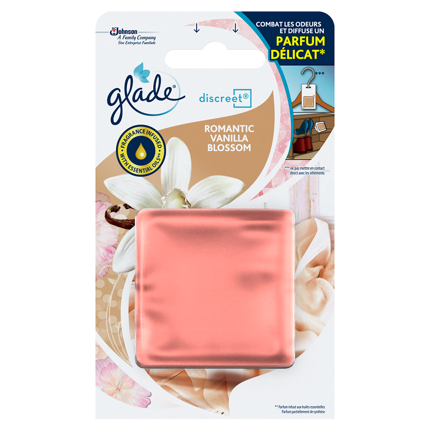 Ανταλλακτικό Αρωματικoύ Χώρου Romantic Vanilla Blossom Discreet Glade (8g)