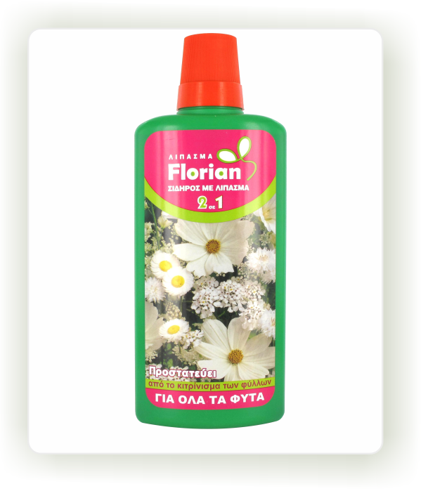 Υγρό Σίδηρος & Λίπασμα 2 σε 1 Florian (500 ml)