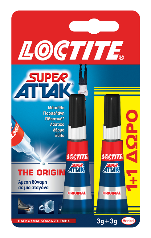 Κόλλα Στιγμής για τις Οικιακές Εφαρμογές Loctite (1+1 Δώρο)