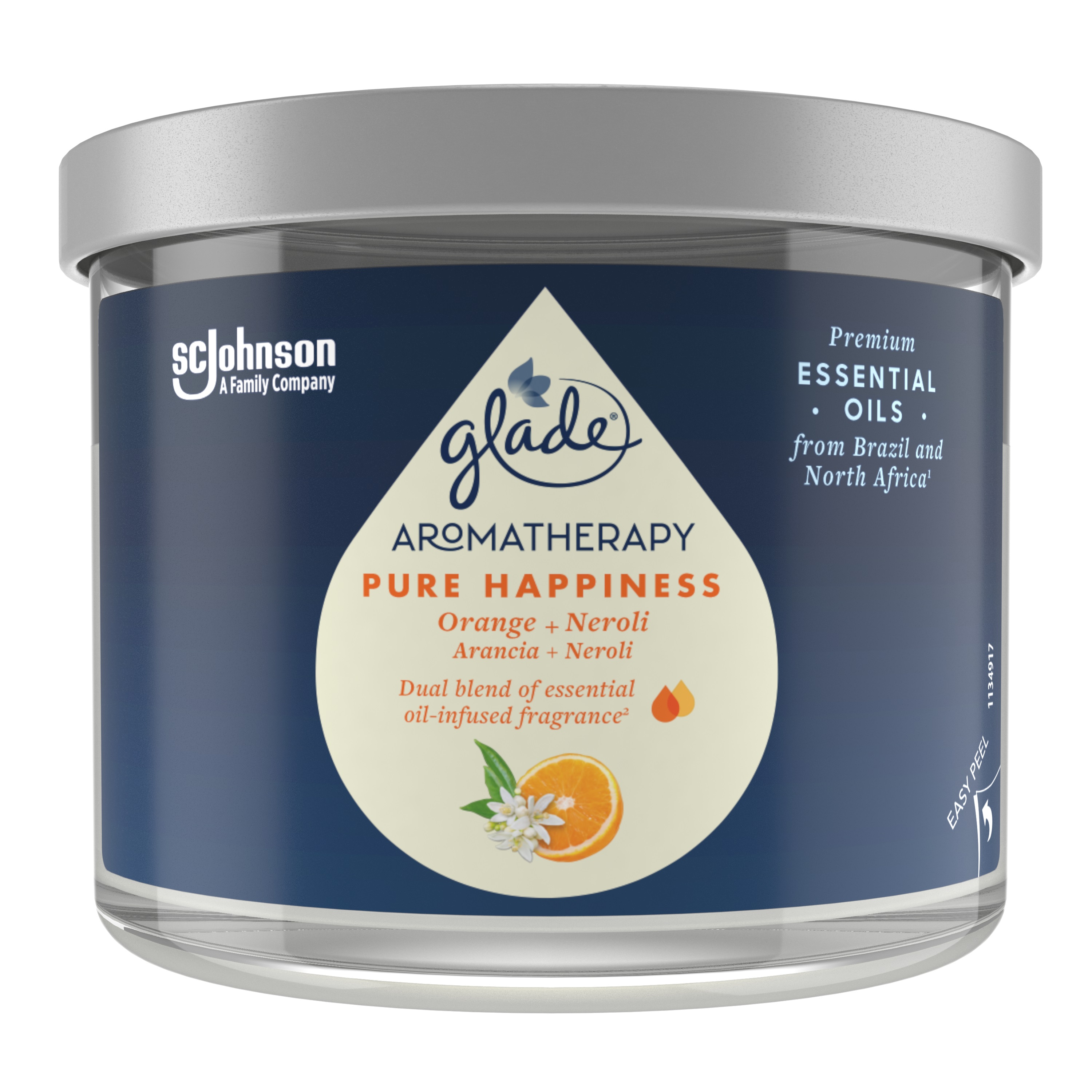 Αρωματικό Κερί Χώρου Pure Hapiness Aromatherapy by Glade (1τεμ)