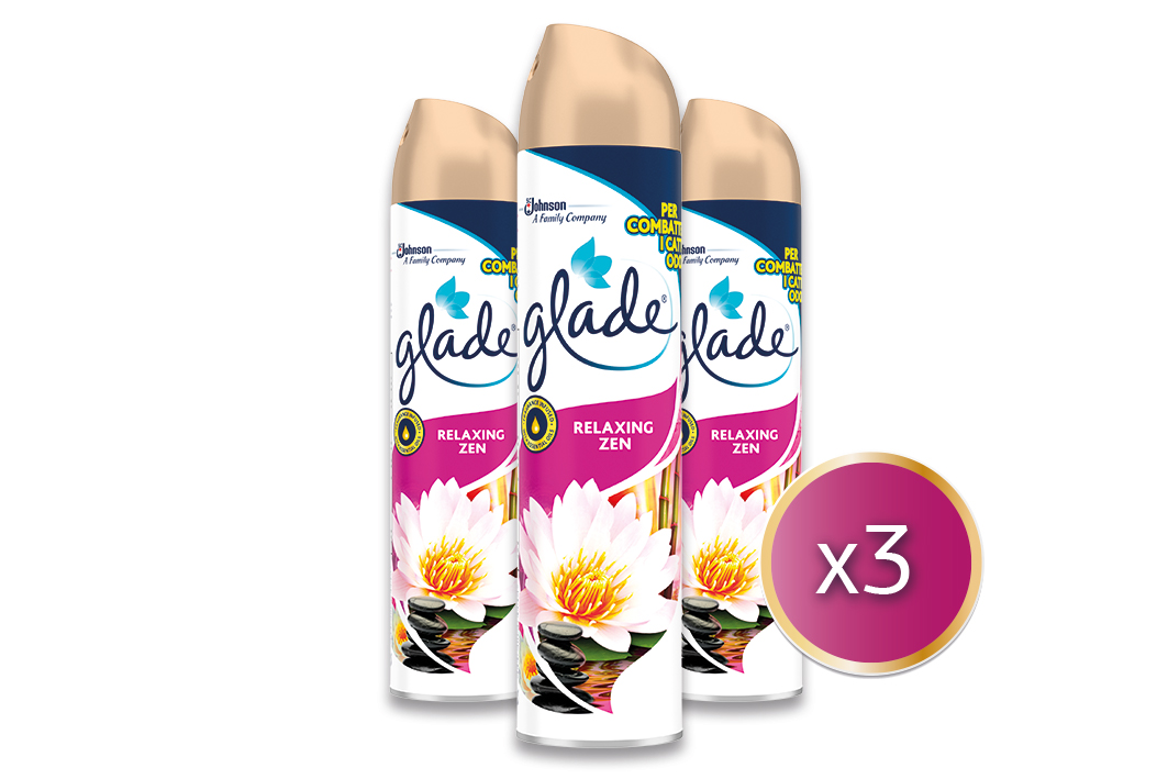 Αρωματικό Spray Χώρου Relaxing Zen Glade (3×300 ml) τα 3τεμ -20%