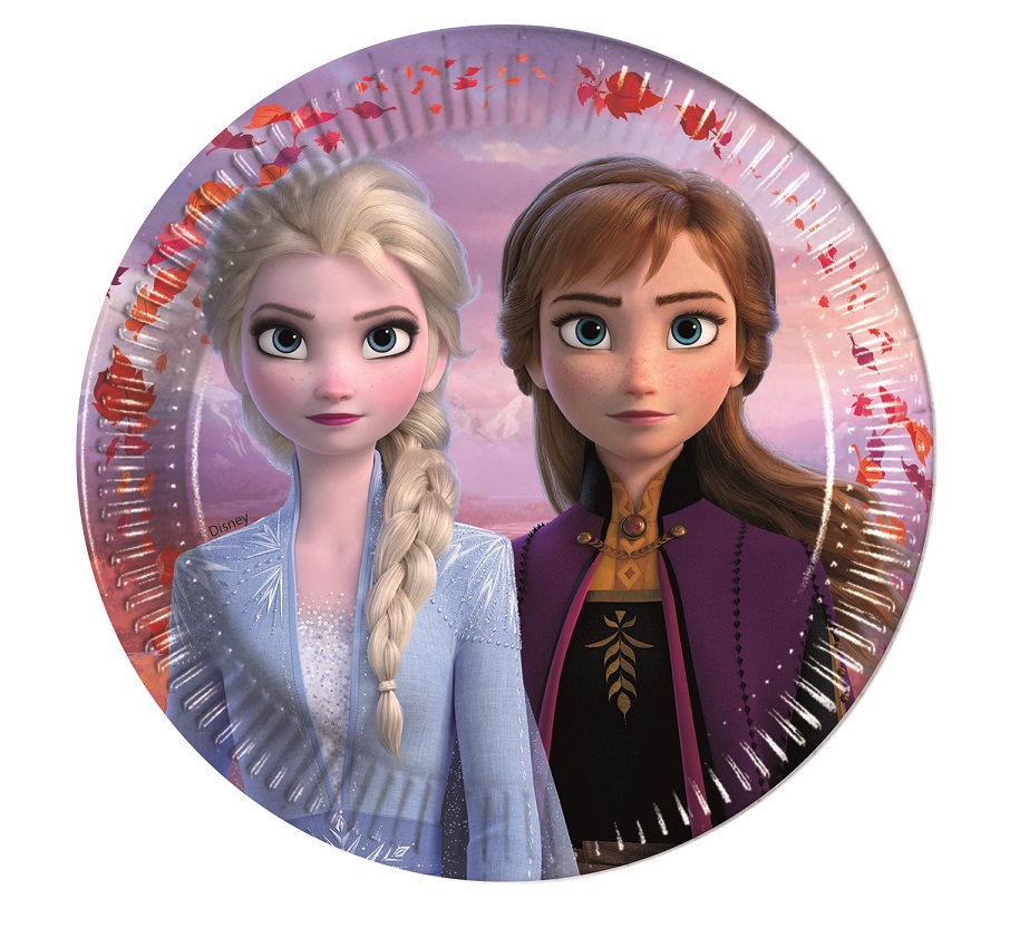 Πιάτα Χάρτινα Μικρά 16cm Frozen 2 (6 τεμ)