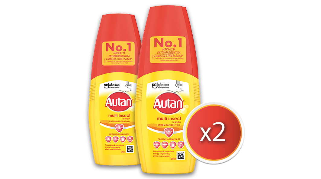 SC Johnson Multi Insect Λοσιόν Autan (2x100ml) τα 2 τεμ -30%