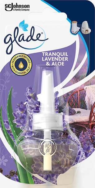 Ανταλλακτικό Ηλεκτρικού Αρωματικού Tranqul Lavender & Aloe Scented Oil Glade (20ml)