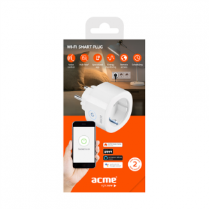 Αντάπτορας Smart WiFi plug Λευκό Acme (1 τμχ)
