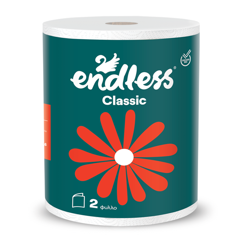 Χαρτί Κουζίνας 2φύλο Classic Endless (350g)