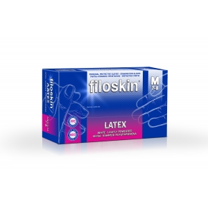 Γάντια Λάτεξ με Πούδρα S Filoskin (100 τμχ)