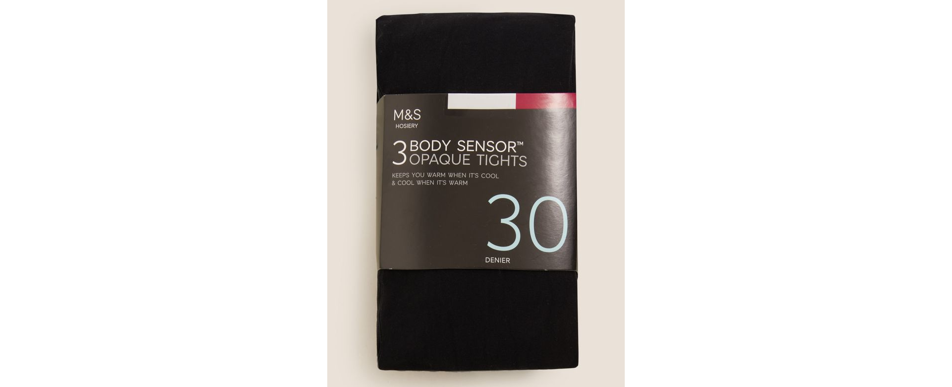 Tights Black Body Sensor 30 den L Marks Spencer 3pcs