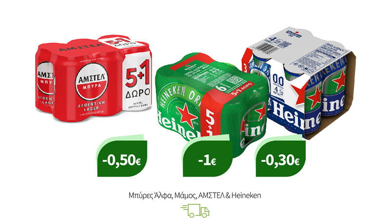 Μπύρες Άλφα, ΑΜΣΤΕΛ, Μάμος & Heineken