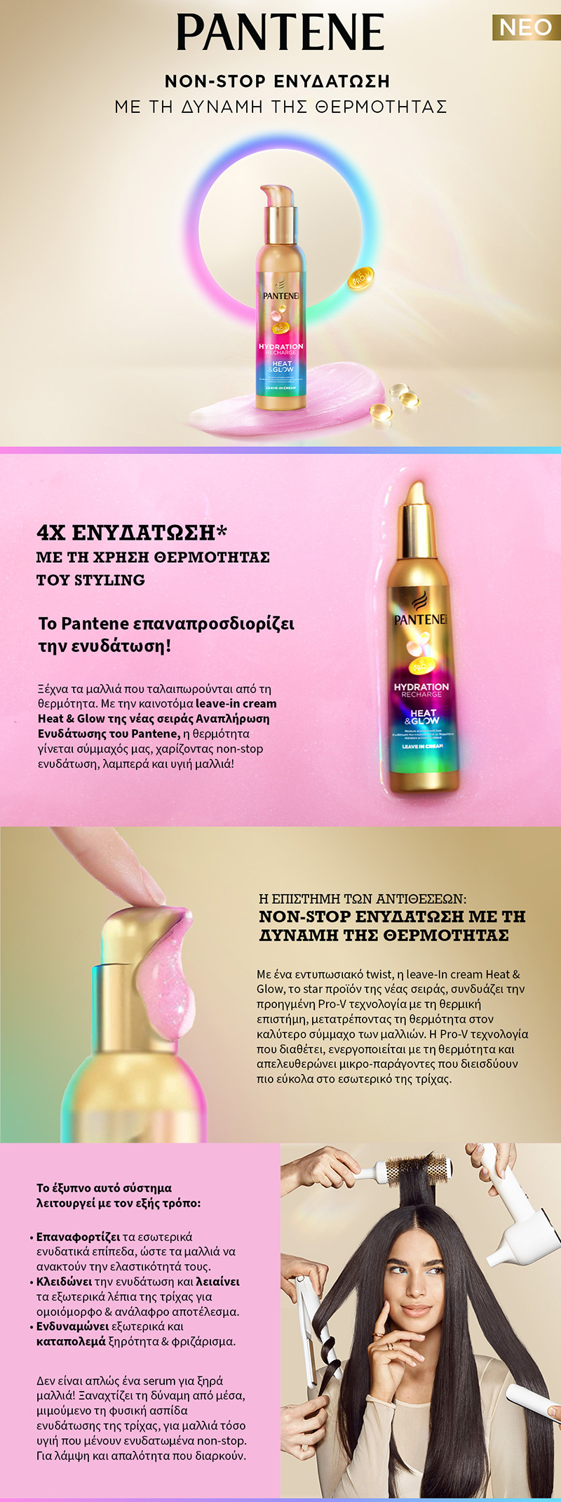 Νέα σειρά Pantene Hydration Recharge