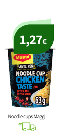 Noodle cups Maggi