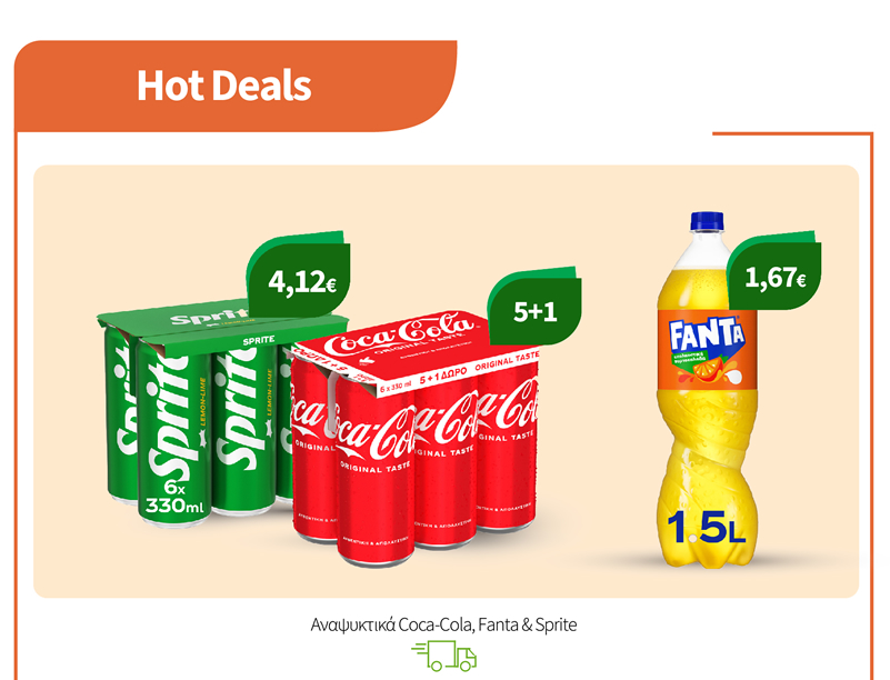 Coca-Cola, Sprite & Fanta